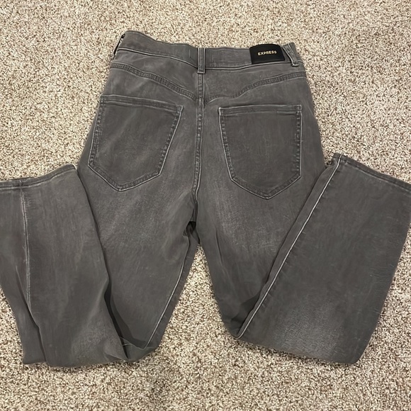 Gray size 2S Express Jeans - Picture 2 of 9